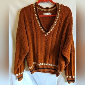 Bachrach Vintage‎ Corded Sweater Size Large